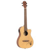 Ortega RU5CE-BA Bonfire Series Preamp Baritone Ukulele 4 String - Spruce/Sapele Natural