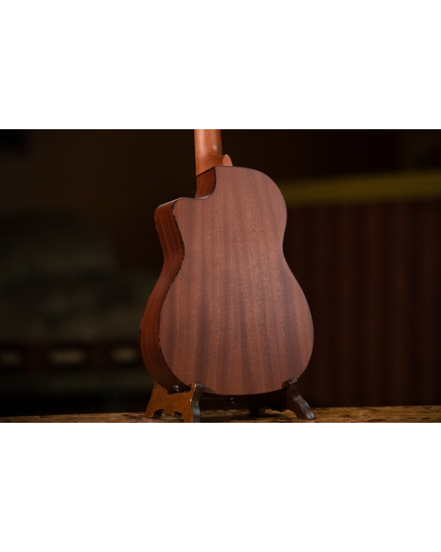 Ortega RU5CE-BA Bonfire Series Preamp Baritone Ukulele 4 String - Spruce/Sapele Natural