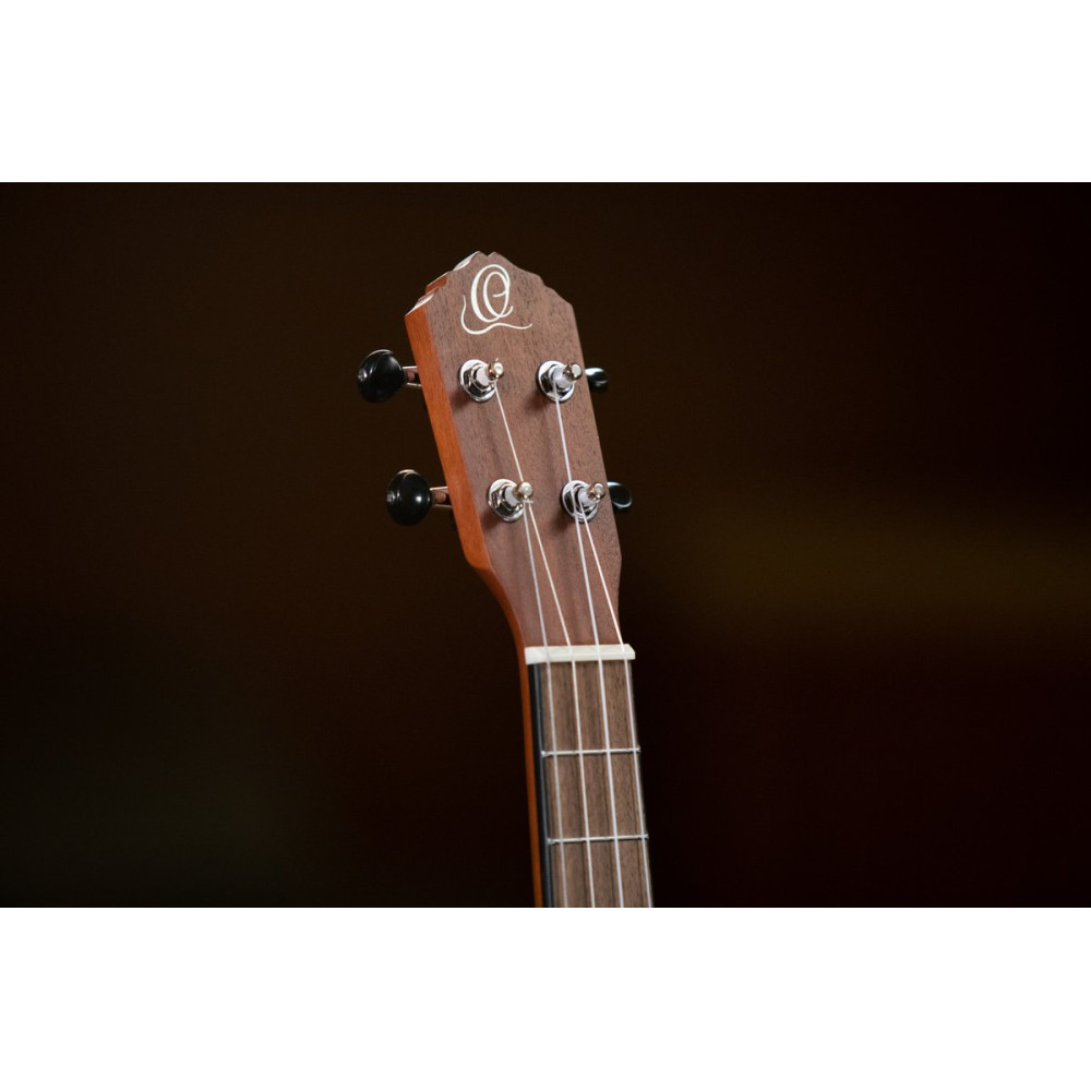 Ortega RU5CE-BA Bonfire Series Preamp Baritone Ukulele 4 String - Spruce/Sapele Natural