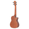 Ortega RU5CE-L Bonfire Series Preamp Concert Ukulele 4 String Lefty - Spruce/Sapele Natural