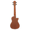 Ortega RU5CE-L Bonfire Series Preamp Concert Ukulele 4 String Lefty - Spruce/Sapele Natural