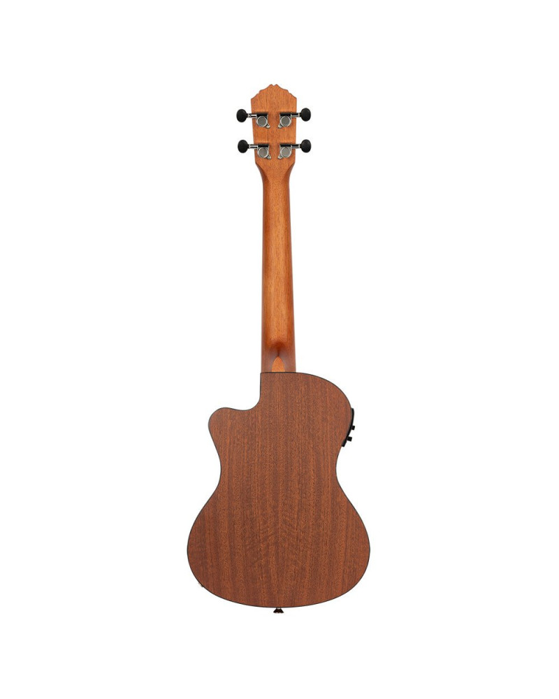 Ortega RU5CE-TE Bonfire Series Preamp Tenor Ukulele 4 String - Spruce/Sapele Natural