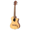 Ortega RU5CE-TE Bonfire Series Preamp Tenor Ukulele 4 String - Spruce/Sapele Natural