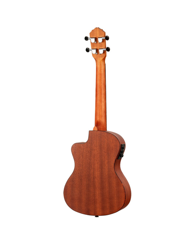 Ortega RU5CE-TE Bonfire Series Preamp Tenor Ukulele 4 String - Spruce/Sapele Natural