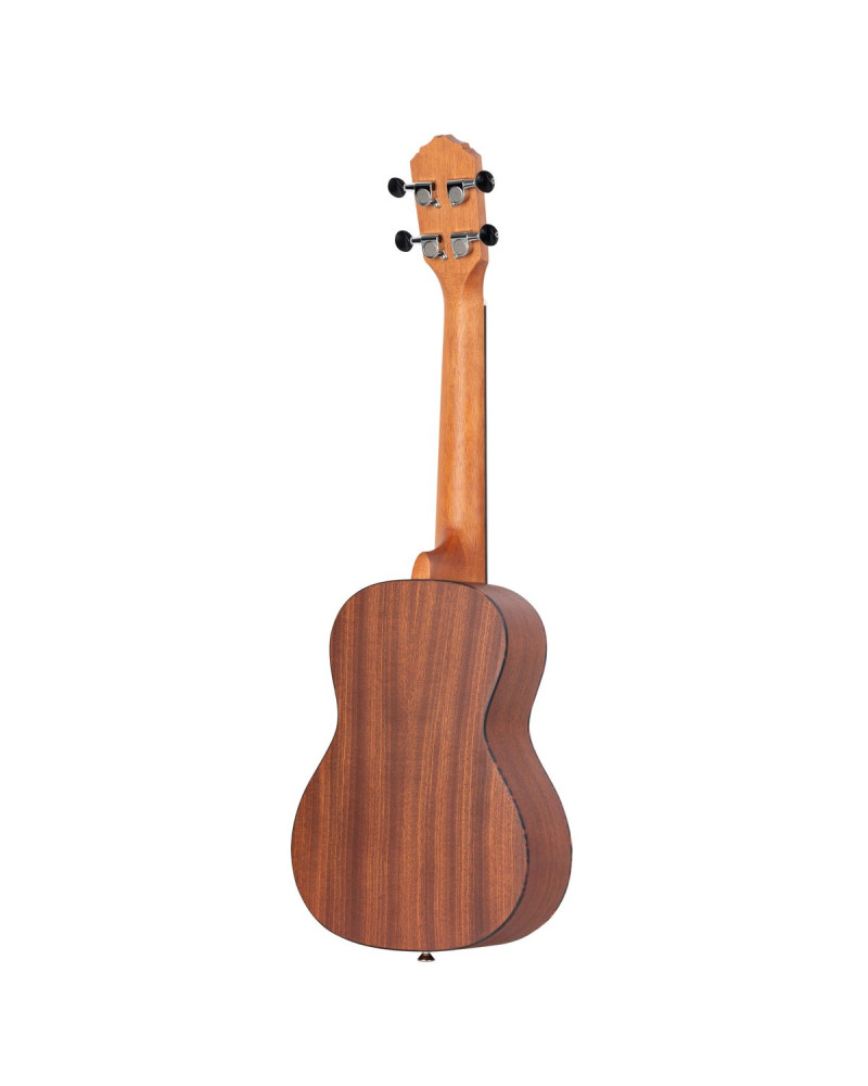 Ortega RU5L Bonfire Series Concert Ukulele 4 String Lefty - Spruce/Sapele Natural