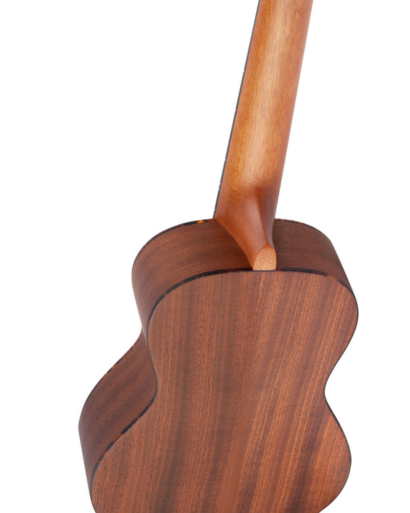Ortega RU5L Bonfire Series Concert Ukulele 4 String Lefty - Spruce/Sapele Natural