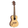Ortega RU5L Bonfire Series Concert Ukulele 4 String Lefty - Spruce/Sapele Natural