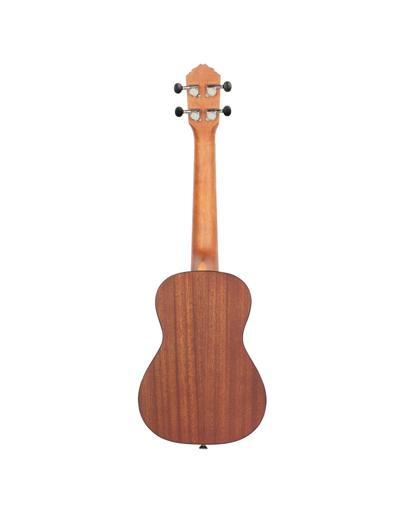 Ortega RU5L Bonfire Series Concert Ukulele 4 String Lefty - Spruce/Sapele Natural