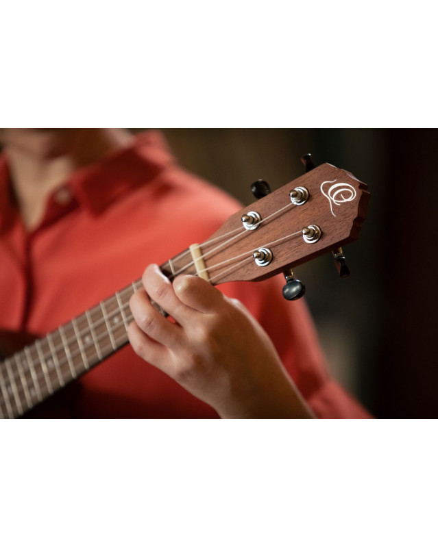 Ortega RU5MM Bonfire Series Concert Ukulele 4 String - Sapele Natural