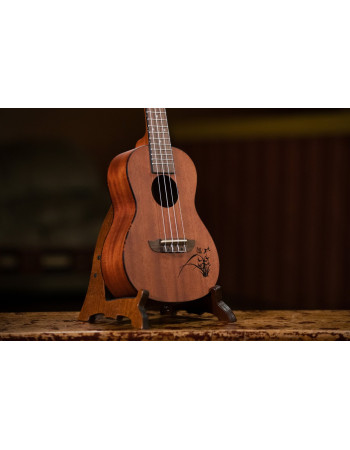 Ortega RU5MM Bonfire Series Concert Ukulele 4 String - Sapele Natural