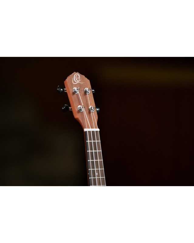 Ortega RU5MM-CE Bonfire Series Preamp Concert Ukulele 4 String - Sapele Natural