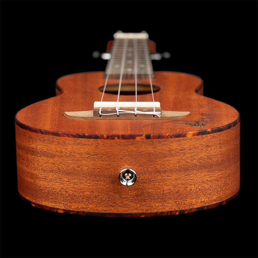 Ortega RU5MM-SO Bonfire Series Soprano Ukulele 4 String - Sapele Natural