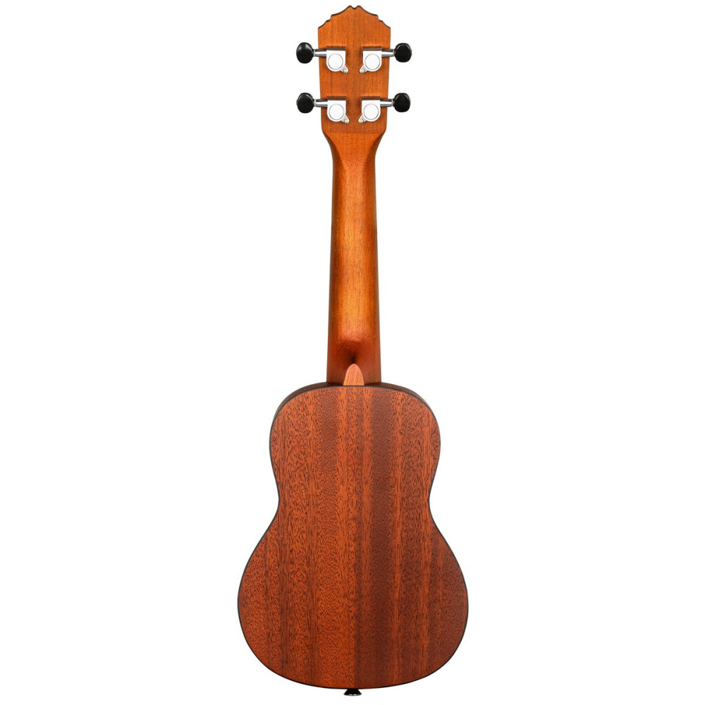 Ortega RU5MM-SO Bonfire Series Soprano Ukulele 4 String - Sapele Natural