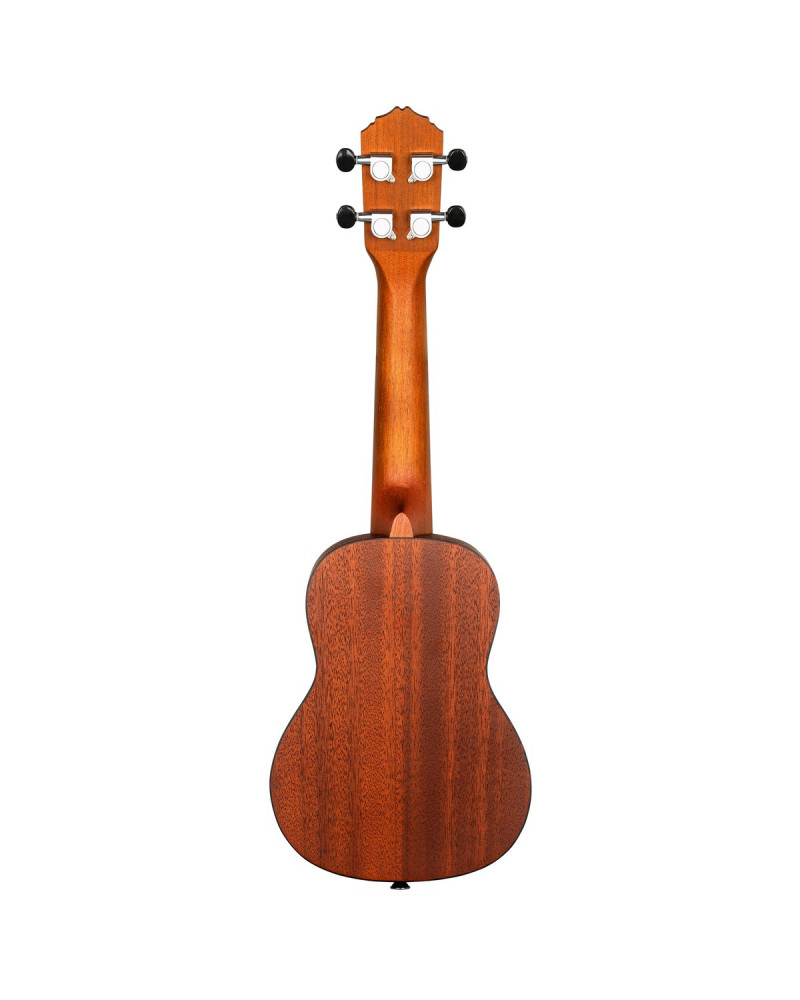 Ortega RU5MM-SO Bonfire Series Soprano Ukulele 4 String - Sapele Natural
