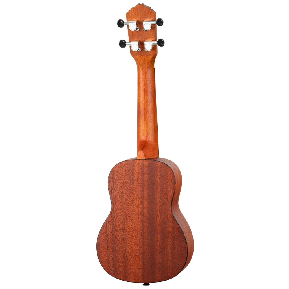 Ortega RU5MM-SO Bonfire Series Soprano Ukulele 4 String - Sapele Natural