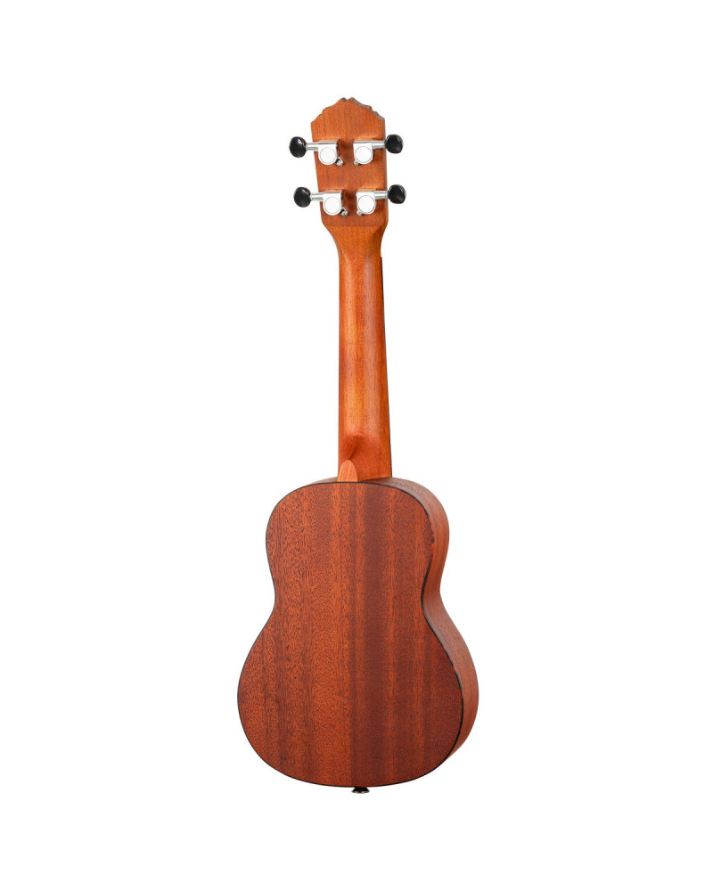 Ortega RU5MM-SO Bonfire Series Soprano Ukulele 4 String - Sapele Natural
