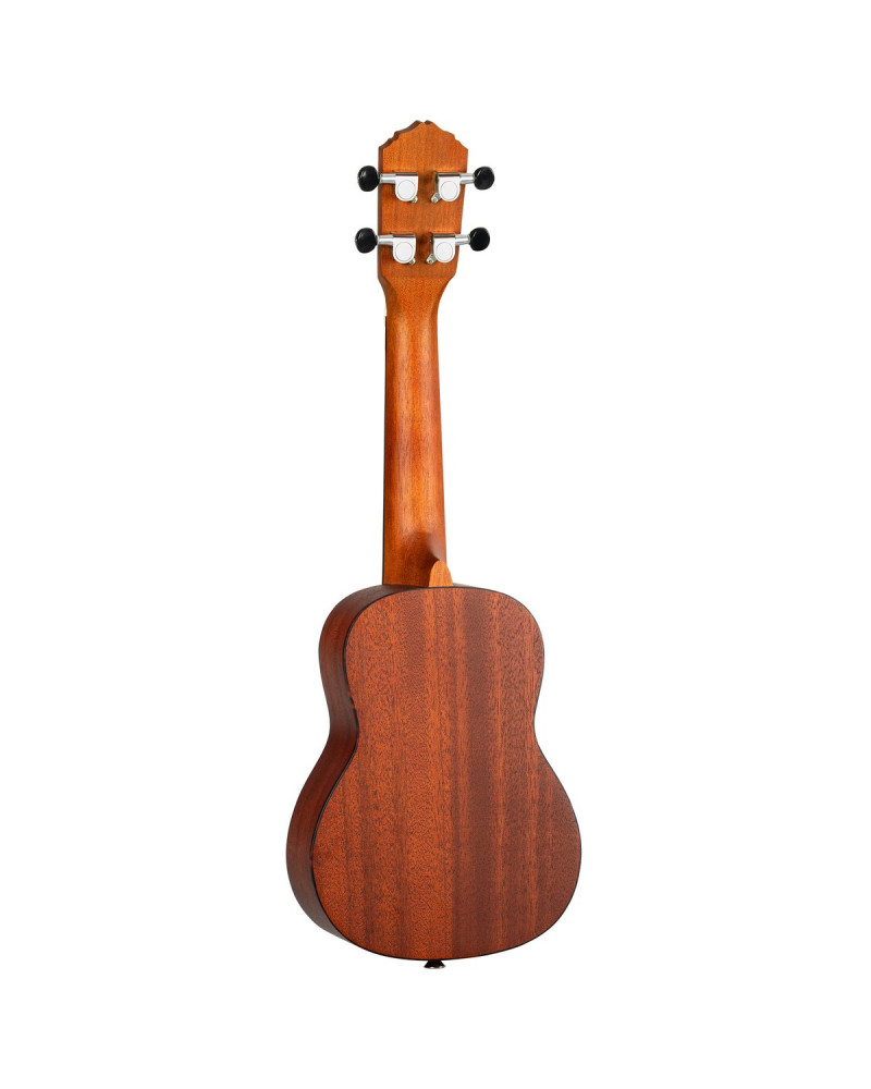 Ortega RU5MM-SO Bonfire Series Soprano Ukulele 4 String - Sapele Natural