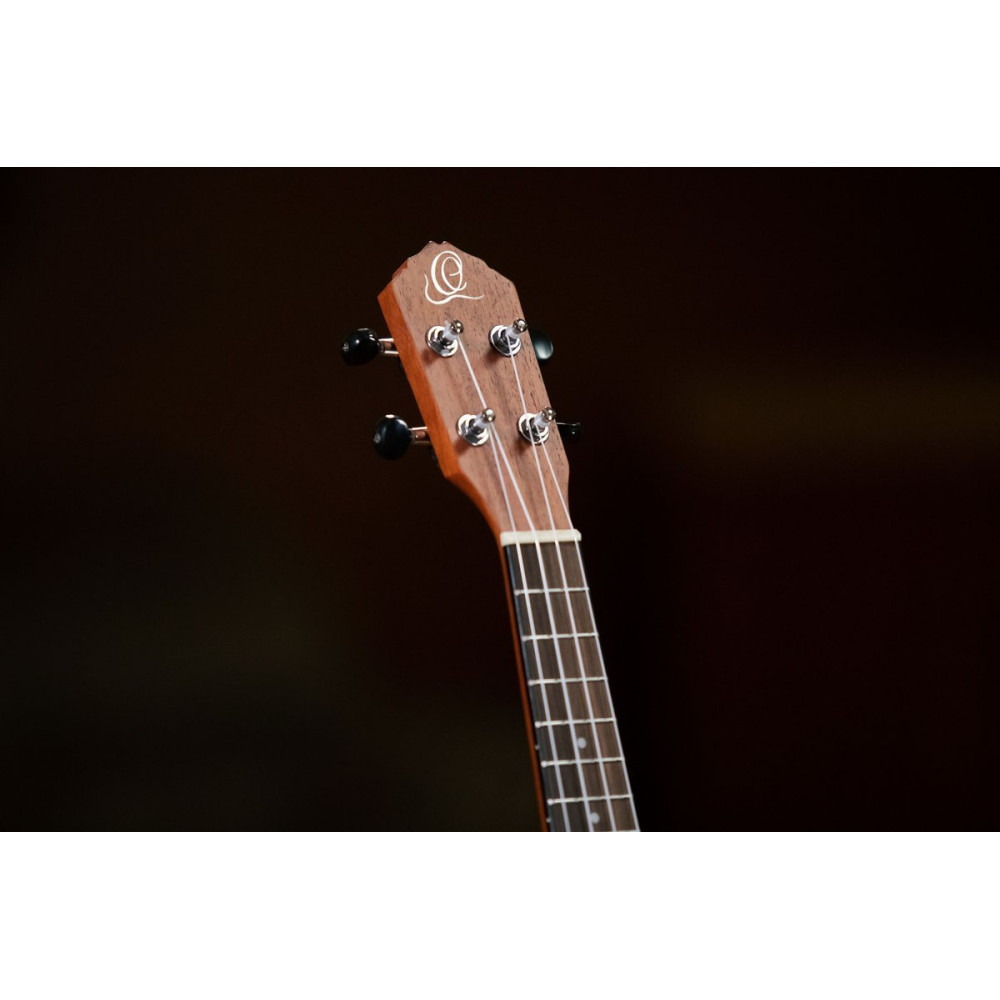 Ortega RU5MM-SO Bonfire Series Soprano Ukulele 4 String - Sapele Natural