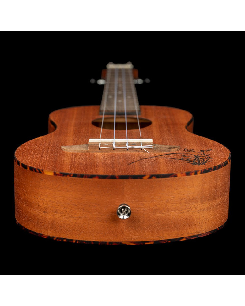 Ortega RU5MM-TE Bonfire Series Tenor Ukulele 4 String - Sapele Natural