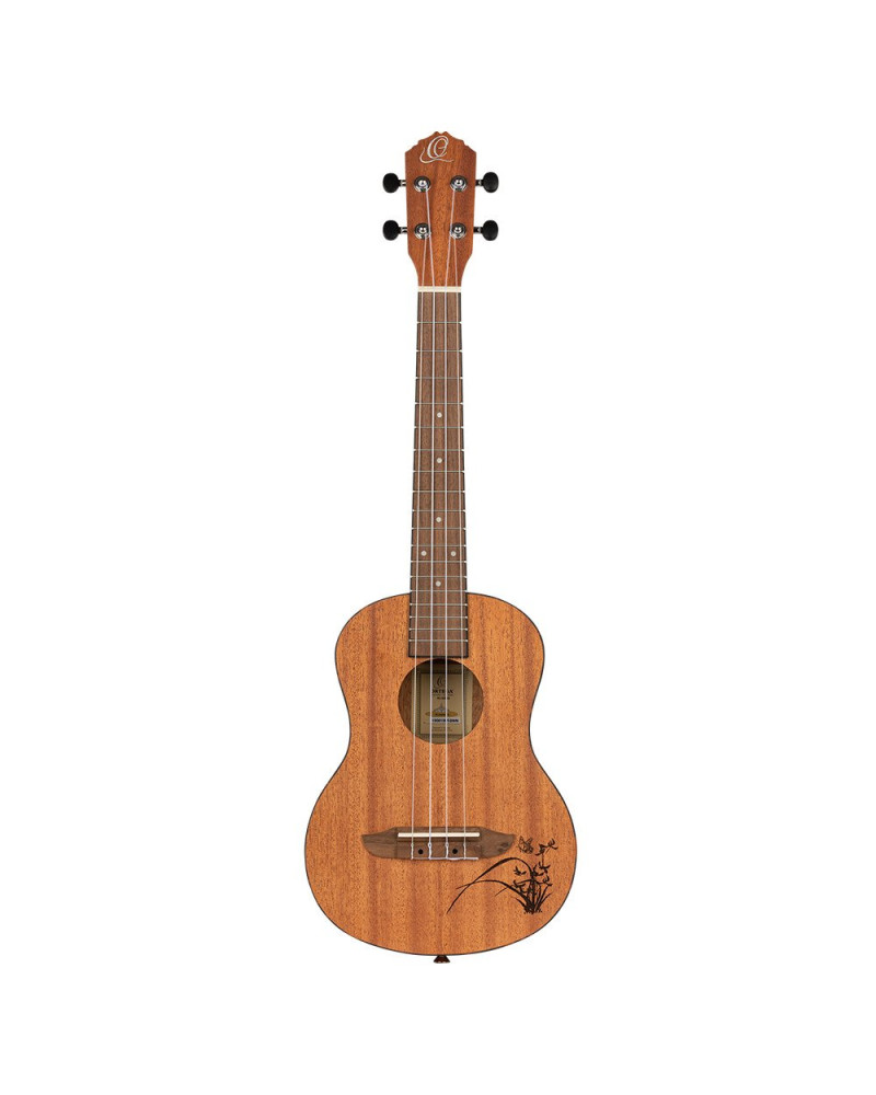 Ortega RU5MM-TE Bonfire Series Tenor Ukulele 4 String - Sapele Natural