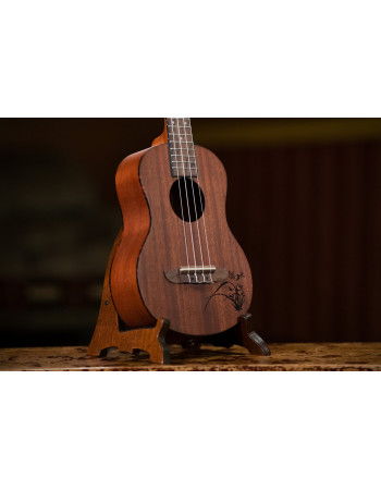 Ortega RU5MM-TE Bonfire Series Tenor Ukulele 4 String - Sapele Natural