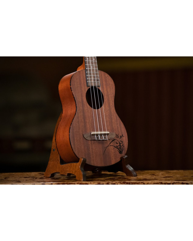 Ortega RU5MM-TE Bonfire Series Tenor Ukulele 4 String - Sapele Natural
