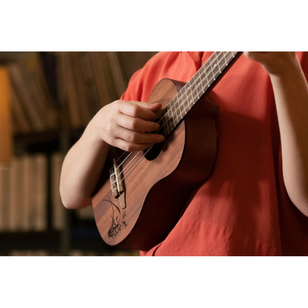 Ortega RU5MM-TE Bonfire Series Tenor Ukulele 4 String - Sapele Natural