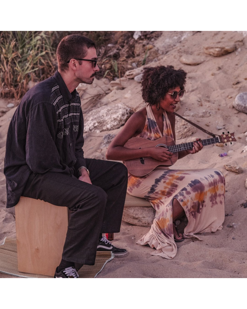 Ortega RUACA-BA Timber Series Baritone Ukulele 4 String - Acacia Natural + Bag