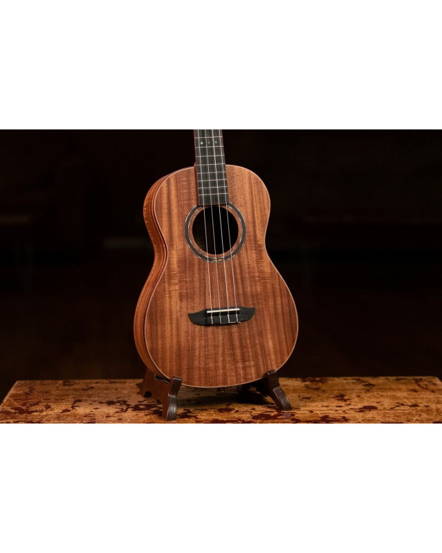 Ortega RUACA-BA Timber Series Baritone Ukulele 4 String - Acacia Natural + Bag