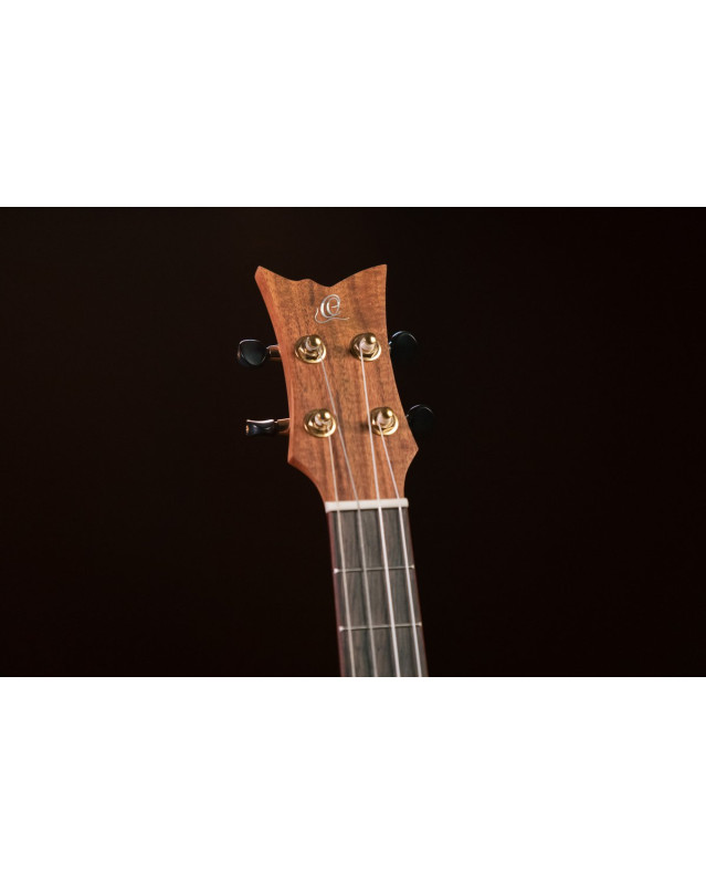 Ortega RUACA-BA Timber Series Baritone Ukulele 4 String - Acacia Natural + Bag