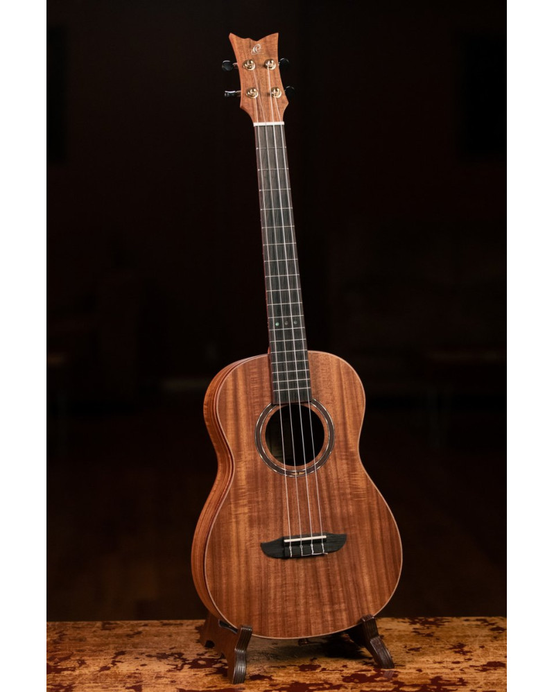 Ortega RUACA-BA Timber Series Baritone Ukulele 4 String - Acacia Natural + Bag