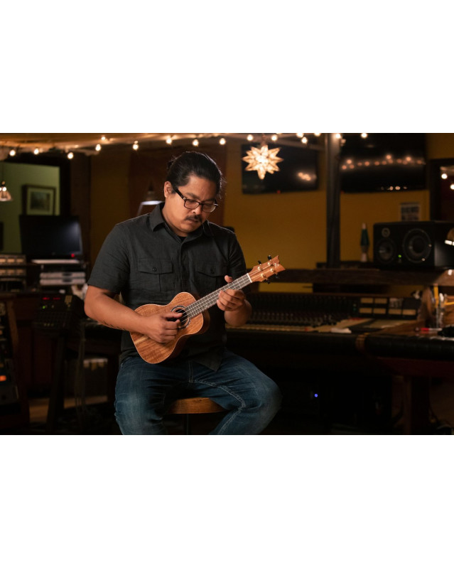 Ortega RUACA-CC Timber Series Concert Ukulele 4 String - Acacia Natural + Bag