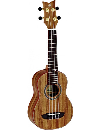 Ortega RUACA-SO Timber Serie Sopran Ukulele 4 String - Satin Open Pore + Bag