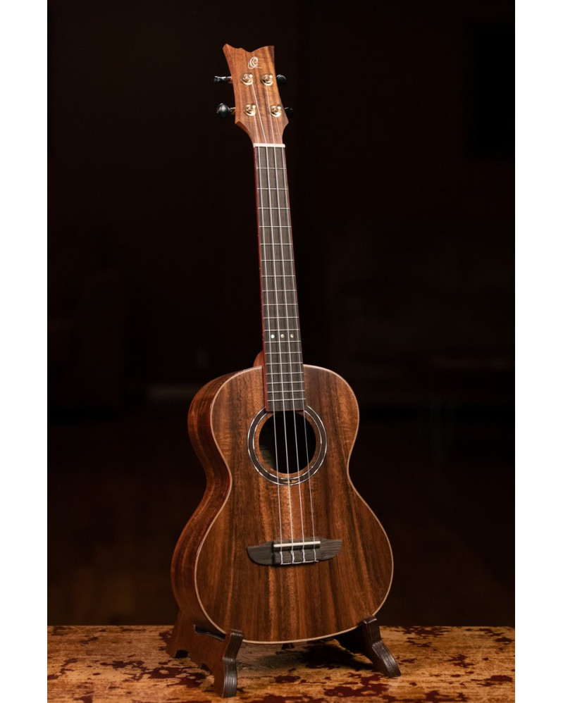 Ortega RUACA-TE Timber Series Tenor Ukulele 4 String - Acacia Natural + Bag