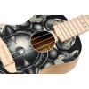 Ortega RUAR-BI Art Series Concert Ukulele 4 String - Spruce / Catalpa Birds