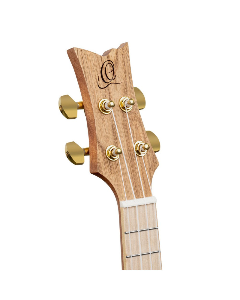 Ortega RUAR-BI Art Series Concert Ukulele 4 String - Spruce / Catalpa Birds