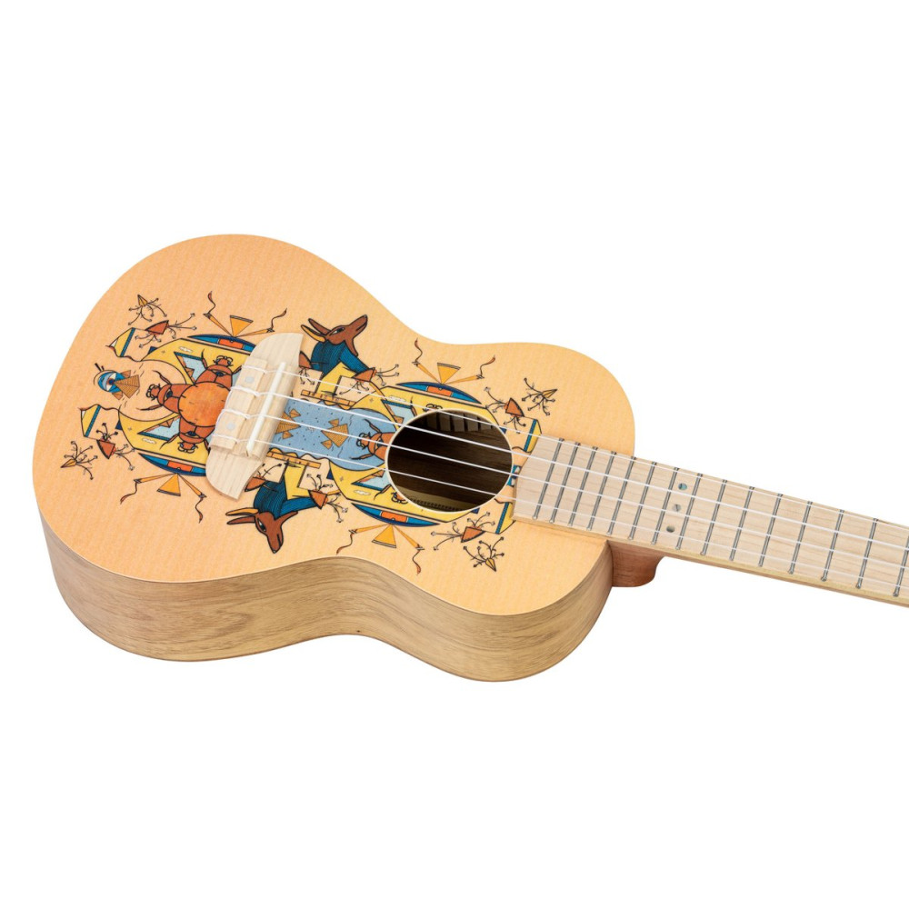 Ortega RUAR-EY Art Series Concert Ukulele 4 String - Spruce / Catalpa Egypt