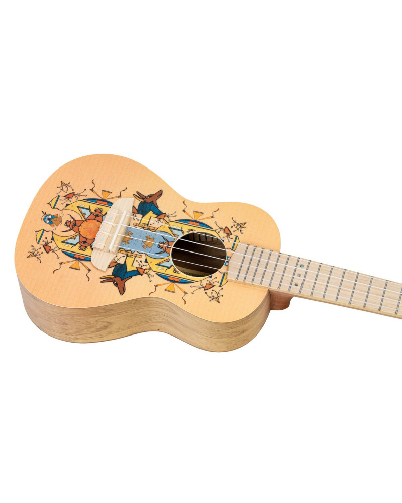 Ortega RUAR-EY Art Series Concert Ukulele 4 String - Spruce / Catalpa Egypt