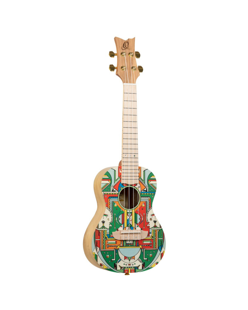 Ortega RUAR-HY Art Series Concert Ukulele 4 String - Spruce / Catalpa Himalaya