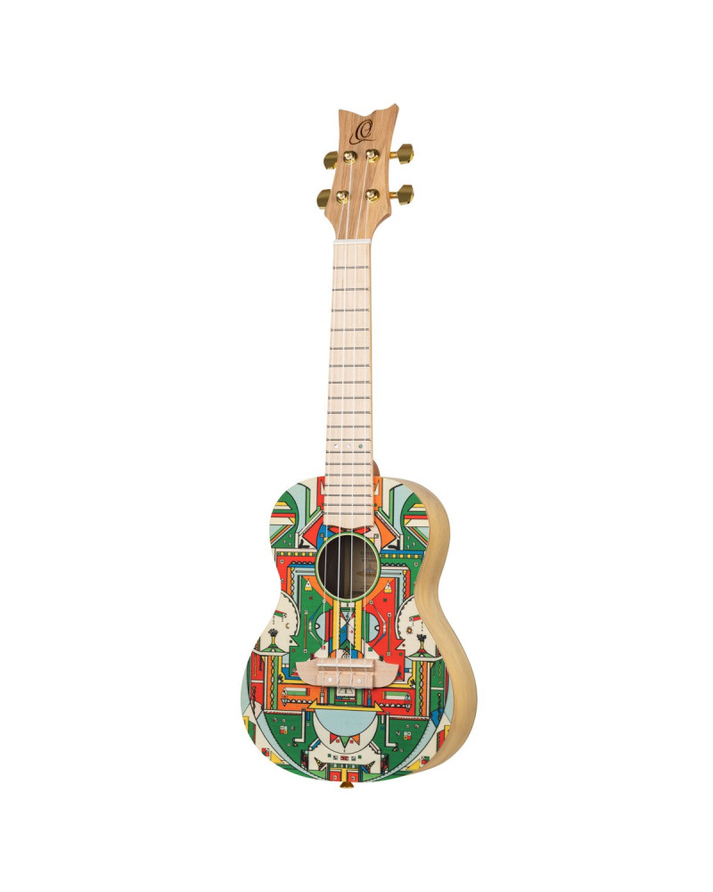 Ortega RUAR-HY Art Series Concert Ukulele 4 String - Spruce / Catalpa Himalaya