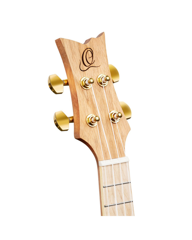 Ortega RUAR-MI Art Series Concert Ukulele 4 String - Spruce / Catalpa Mystic India