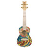 Ortega RUAR-MI Art Series Concert Ukulele 4 String - Spruce / Catalpa Mystic India