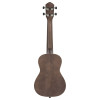 Ortega RUCOAL Earth Series Concert Ukulele 4 String - Okoume Coal Black