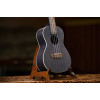 Ortega RUCOAL Earth Series Concert Ukulele 4 String - Okoume Coal Black