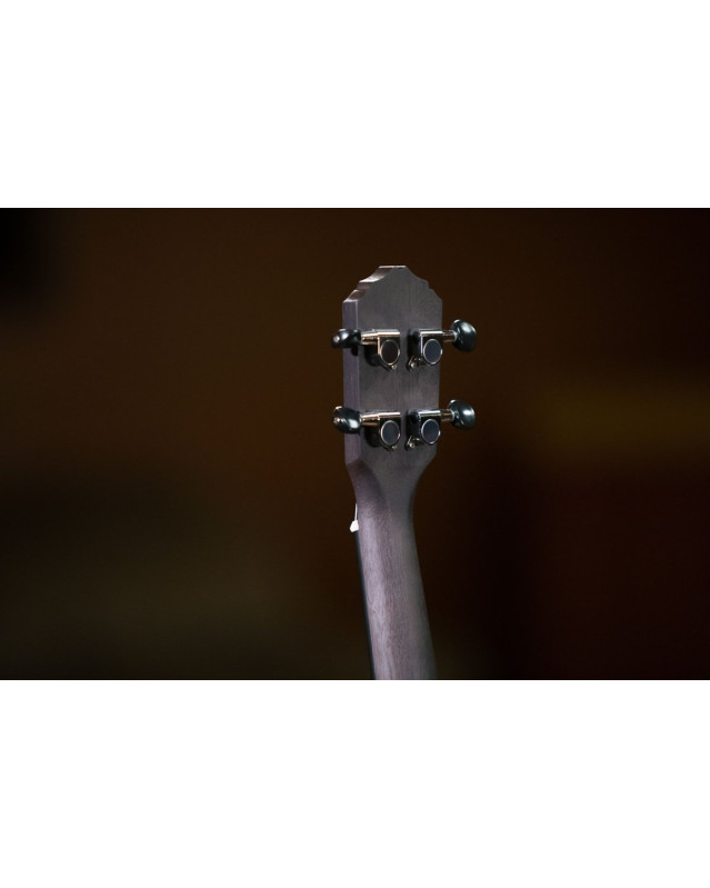 Ortega RUCOAL Earth Series Concert Ukulele 4 String - Okoume Coal Black