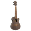 Ortega RUCOAL-CE Earth Series Concert Preamp Ukulele 4 String - Okoume Coal Black
