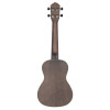 Ortega RUCOAL-L Earth Series Concert Ukulele 4 String Lefty - Okoume Coal Black