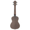 Ortega RUCOAL-L Earth Series Concert Ukulele 4 String Lefty - Okoume Coal Black