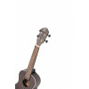 Ortega RUCOAL-L Earth Series Concert Ukulele 4 String Lefty - Okoume Coal Black