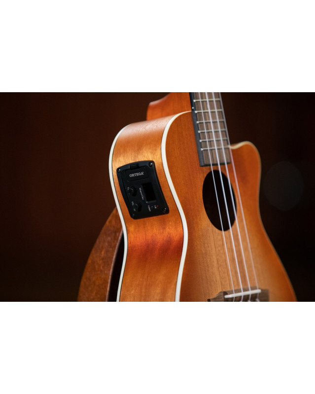 Ortega RUDAWN-CE Earth Series Concert Preamp Ukulele 4 String - Sunburst